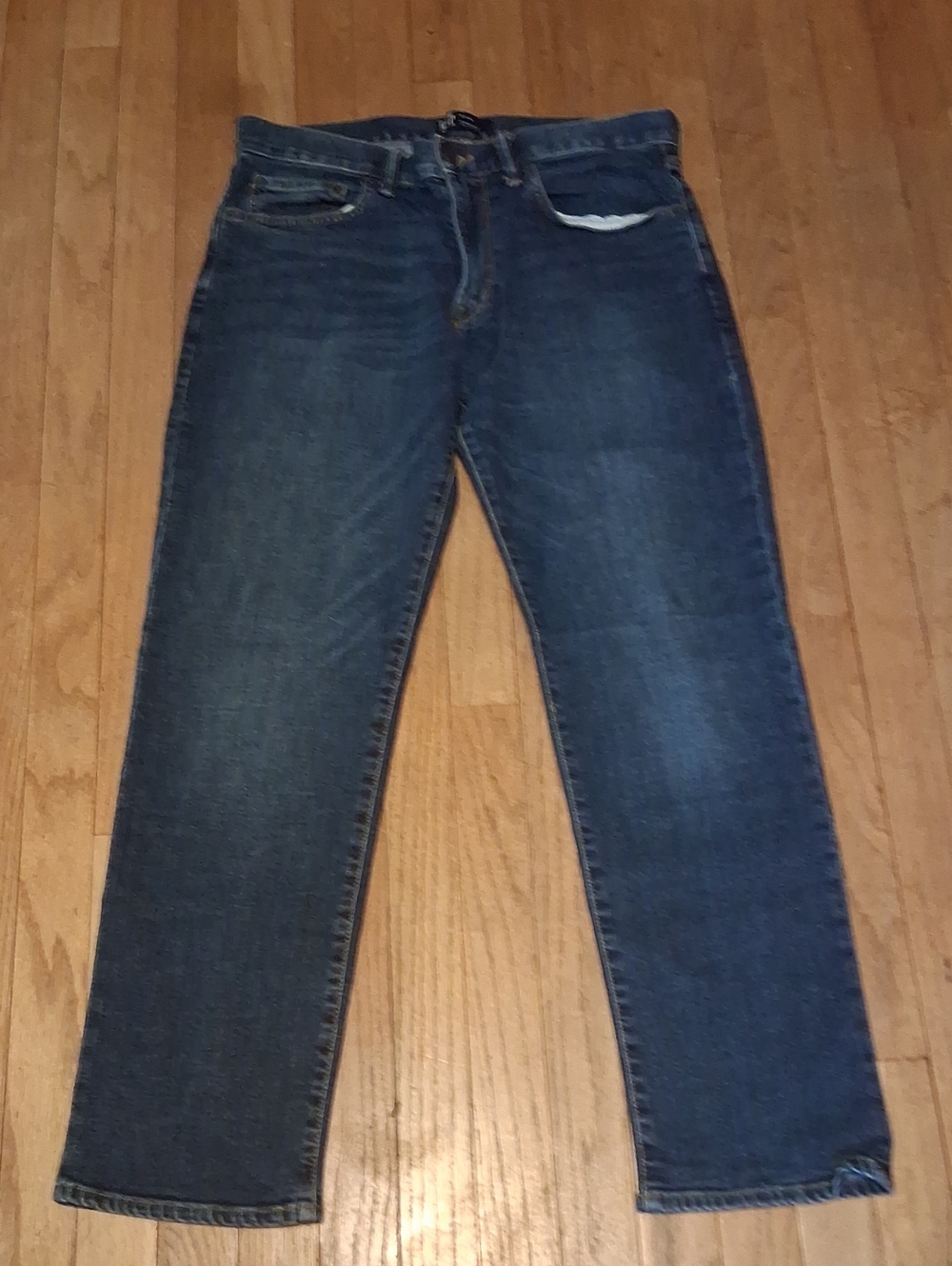 gap straight leg jeans mens 32x30 stretch denim pants
